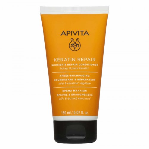 Apivita Keratin Repair Κρέμα Θρέψης & Επανόρθωσης για Ξηρά-Ταλαιπωρημένα Μαλλιά, 150ml