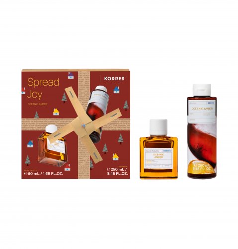 Korres Oceanic Amber Gift Set Eau de Toilette, 50ml & Αφρόλουτρο, 250ml