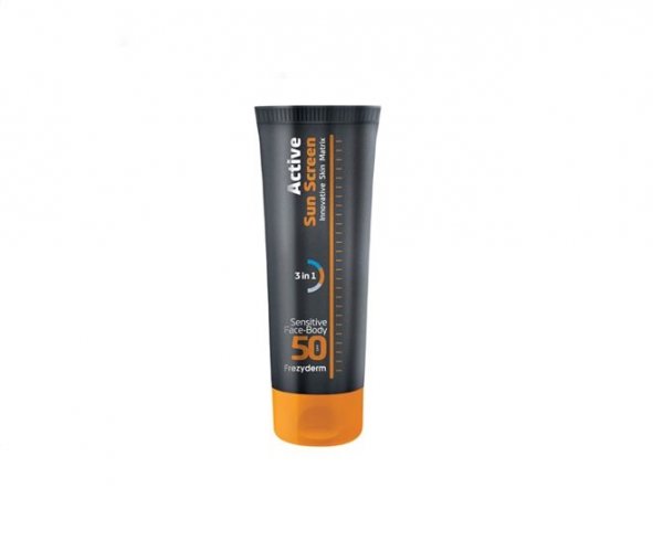 Frezyderm Active Sun Screen Sensitive Face & Body Cream SPF50 Αντηλιακό για Εγκύους & Ευαίσθητο Δέρμα 150ml