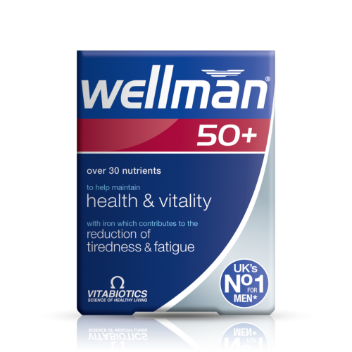 Vitabiotics Wellman 50+ Συμπλήρωμα Διατροφής για άντρες άνω των 50 ετών 30tabs