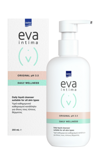 Intermed Eva Intima Original pH 3.5 Daily Wellness Καθημερινός καθαρισμός της ευαίσθητης περιοχής 250ml