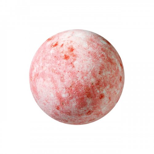 Fresh Line Fizzing Bath Ball Strawberry & Milk Αναβράζουσα Μπάλα Μπάνιου 180g