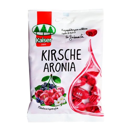 Kaiser Kirsche Aronia Καραμέλες για το Bήχα με Κεράσι & Αρώνια, 90g