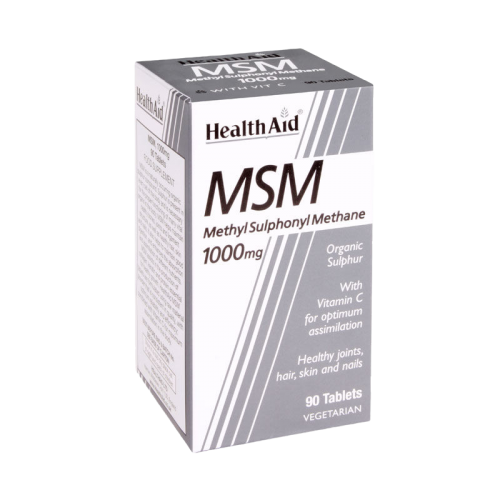 Health Aid MSM 1000mg Οργανικό θείο 90 ταμπλέτες
