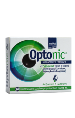 Intermed Optonic Οφθαλμικές Σταγόνες 10 αμπούλες