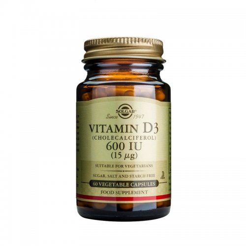 Solgar Vitamin D3 600IU 60 softgels
