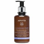 Apivita Cleansing Foam Κρεμώδης Αφρός Καθαρισμού για Πρόσωπο & Μάτια με Ελιά & Λεβάντα, 200ml