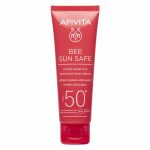 Apivita Bee Sun Safe Καταπραϋντική Αντηλιακή Κρέμα Προσώπου για Ευαίσθητες Επιδερμίδες SPF50+ με Χαμομήλι & Πρόπολη, 50ml
