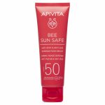 Apivita Bee Sun Safe Αντηλιακή Κρέμα Προσώπου κατά των Πανάδων & των Ρυτίδων SPF50, 50ml