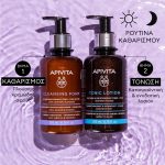 Apivita Cleansing Foam Κρεμώδης Αφρός Καθαρισμού για Πρόσωπο & Μάτια με Ελιά & Λεβάντα, 200ml - Image 5