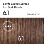 Korres Argan Oil Advanced Colorant Βαφή Μαλλιών 6.1 Ξανθό Σκούρο Σαντρέ, 1 τεμάχιο - Image 3