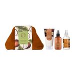 Fresh Line Promo Set Caribbean Coconut με Αφρόλουτρο Απολέπισης, 150ml, Λάδι Σώματος για Λάμψη, 150ml & Caribbean Coconut Αρωματικό Νερό Σώματος, 150ml