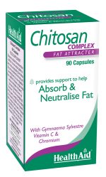 Health Aid Chitosan Complex Φυσικό Αδυνατιστικό 90 caps