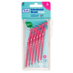 TePe Interdental Brush Angle Μεσοδόντια Οδοντόβουρτσα Ροζ 0.4mm, Μέγεθος 0, 6 τεμάχια