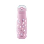 Nuk Mini-Me Flip Purple Dot Παγουράκι με ρύγχος 2 σε 1 από 12 μηνών, 450ml
