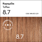 Korres Argan Oil Advanced Colorant Βαφή Μαλλιών 8.7 Καραμέλα, 1 τεμάχιο - Image 4