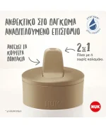 Nuk Mini-Me Flip Mint Dots Παγουράκι με ρύγχος 2 σε 1 από 12 μηνών, 450ml - Image 8
