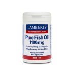 Lamberts Pure Fish Oil 1100mg, 60 κάψουλες