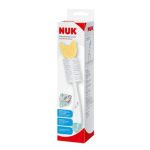 Nuk Βούρτσα Μπιμπερό 2 σε 1 με σφουγγαράκι, 1 τεμάχιο