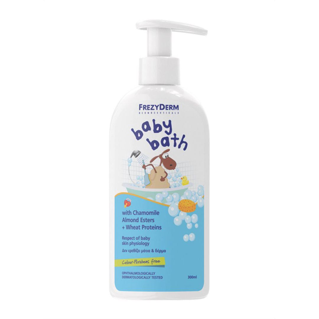 pharma4u-3-20241016-140237 Frezyderm Baby Bath Απαλό Βρεφικό Αφρόλουτρο, 300ml - Image 1