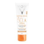 Vichy Capital Soleil Anti-Dark Spot 3-In-1 Αντηλιακή Κρέμα με Χρώμα για Πανάδες SPF50, 50ml