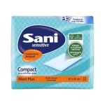 Sani Sensitive Maxi Plus Υποσέντονα Ακράτειας Χωρίς Άρωμα 90x60cm, 15 τεμάχια