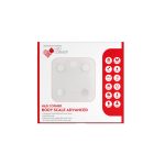Karabinis H&D Corner Body Scale Advanced Ζυγαριά για Μέτρηση Σωματικού Λίπους με Γυαλί Λευκό, 1 τεμάχιο - Image 2