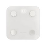 Karabinis H&D Corner Body Scale Advanced Ζυγαριά για Μέτρηση Σωματικού Λίπους με Γυαλί Λευκό, 1 τεμάχιο