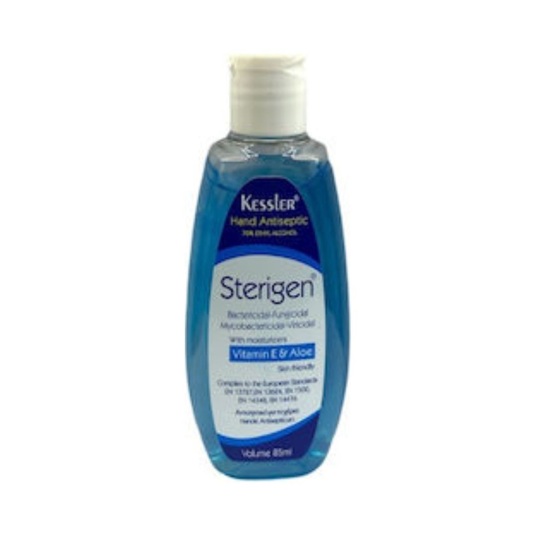 xr:d:DAFyKr4WGLI:76,j:1489984120781714882,t:24021309 Kessler Sterigen Hand Antiseptic Αντισηπτικό υγρό με 70% οινόπνευμα, 85ml - Image 1