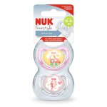 NUK Freestyle Πιπίλες Σιλικόνης Ροζ 18-36 μηνών (10.739.372), 2 τεμάχια
