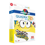 Master Aid Quadra Kids Boys 3D Παιδικά Τσιρότα Με Σχέδια Για Αγόρια, 20 τεμάχια