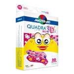 Master Aid Quadra Girls 3D Παιδικά Τσιρότα Με Σχέδια Για Κορίτσια, 20 τεμάχια