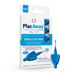 Plac Away Μεσοδόντιο Βουρτσάκι Triple Action 0.6mm ISO 3 Μπλε, 6 τεμάχια - Image 5