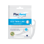 Plac Away Twin Line Διπλό Λευκαντικό Οδοντικό Νήμα με Λαβή, 30 τεμάχια - Image 4
