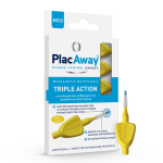 Plac Away Μεσοδόντιο Βουρτσάκι Triple Action 0.7mm ISO 4 Κίτρινο, 6 τεμάχια - Image 5