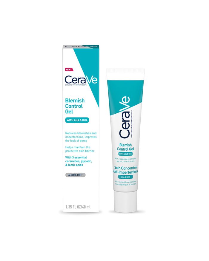 PHARMA4U (28) CeraVe Blemish Control Gel Καθημερινή Φροντίδα Κατά Των Ατελειών της Ακμής με AHA, BHA και Ceramides, 40ml - Image 1