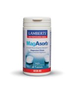 Lamberts MagAsorb Κιτρικό Μαγνήσιο Υψηλής Απορρόφησης & Βιοδιαθεσιμότητας, 60 ταμπλέτες