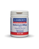 Lamberts Selenium 200μg + Βιταμίνες A, C, E, 100 ταμπλέτες