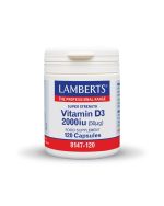 Lamberts Vitamin D 2000iu Βιταμίνη D3 (Χοληκαλσιφερόλη) των 2000iu, 30 κάψουλες