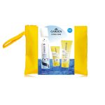 Garden Hydra Care Bag με Garden x Souroti Thermal Spring Water Facial Spray, 150ml & Αντηλιακή Κρέμα Προσώπου SPF50+, 25ml & Αντηλιακό Γαλάκτωμα Πρόσωπο & Σώμα SPF50, 75ml & Μεγάλο Ριγέ Νεσεσέρ