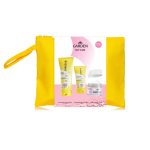 Garden Ray Care Bag με Αντηλιακό Γαλάκτωμα Πρόσωπο & Σώμα SPF50, 75ml & Αντηλιακή Κρέμα Προσώπου SPF50+, 25ml & Αντιρυτιδική Κρέμα Πρόσωπο-Μάτια, 50ml & Μεγάλο Ριγέ Νεσεσέρ