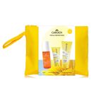 Garden Total Protection Bag Αντηλιακό Γαλάκτωμα Πρόσωπο & Σώμα SPF50, 75ml & Αντηλιακή Κρέμα Προσώπου SPF50+, 25ml & Λάδι Μαλλιών με Αντηλιακή Προστασία, 100ml & Μεγάλο Ριγέ Νεσεσέρ