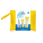 Garden Summer Shield Bag με Αντηλιακό Γαλάκτωμα Πρόσωπο & Σώμα SPF50, 75ml & Αντηλιακή Κρέμα Προσώπου SPF50+, 25ml & Εντομοαπωθητικό Γαλάκτωμα, 100ml & Μεγάλο Ριγέ Νεσεσέρ