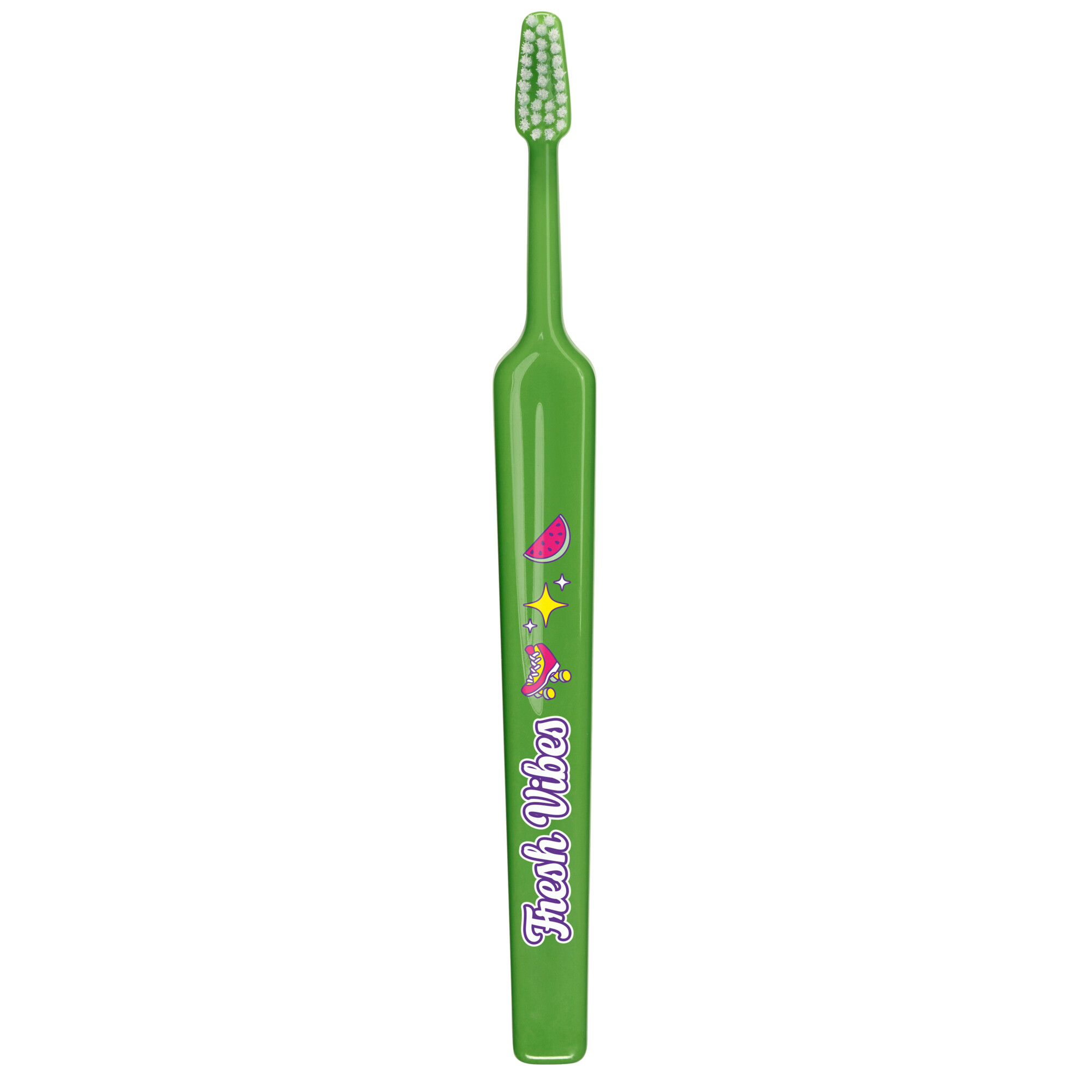 TePe Kids Soft FRESH VIBES NON PACKAGE 7317400 007748 TePe Kids Παιδική Οδοντόβουρτσα Soft Πράσινο για 6+ χρονών, 1 τεμάχιο - Image 1