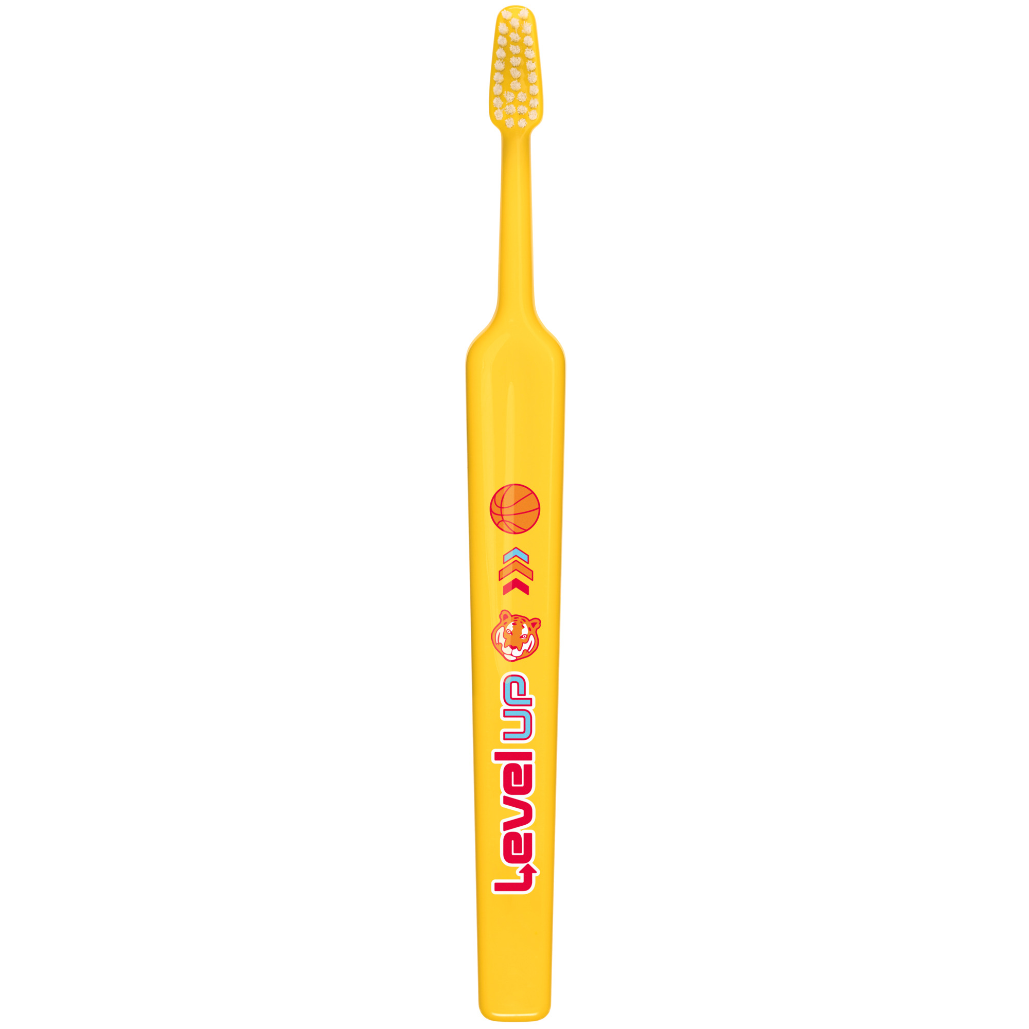 TePe Kids Soft LEVEL UP NON PACKAGE YELLOW 7 317400 007748 TePe Kids Παιδική Οδοντόβουρτσα Soft Κίτρινο για 6+ χρονών, 1 τεμάχιο - Image 1