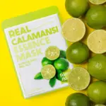 Farmsteay Real Calamansi Essence Mask Μάσκα Προσώπου για Φωτεινότητα & Ενυδάτωση, 23ml - Image 5