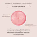 HEIMISH Hydrogel Eye Patch Bulgarian Rose Water Επιθέματα Ματιών Υδρογέλης , 60 patches - Image 4