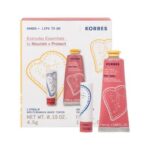 Korres Set Peony Rose Κρέμα Χεριών, 50ml + Lipbalm με άρωμα Σταφύλι, 4.5g - Image 3