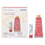 Korres Set Peony Rose Κρέμα Χεριών, 50ml + Lipbalm με άρωμα Σταφύλι, 4.5g - Image 2